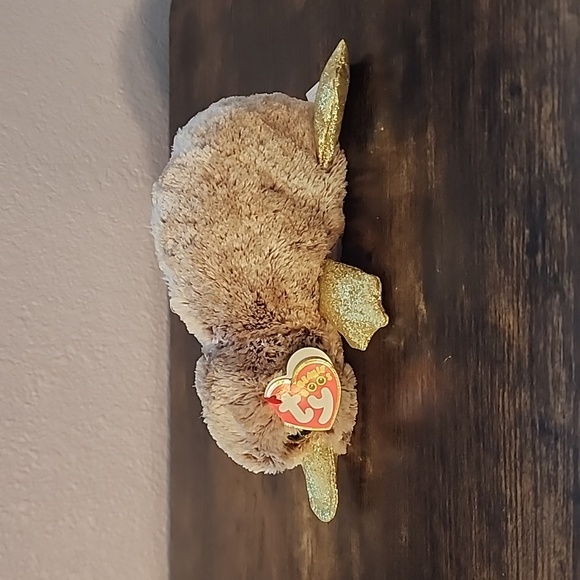 TY Beanie Boos PERRY the Brown Platypus (8 Inch) (NEW Brown Version) NWT - Picture 2 of 9